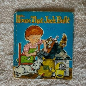Small Vintage The House That Jack Built Children’s Book